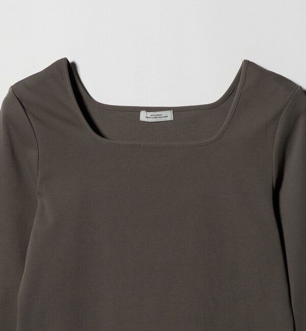 UNITED ARROWS green label relaxing「デコルテ フライス ロングスリーブ プルオーバー」|Tシャツ・カットソー|