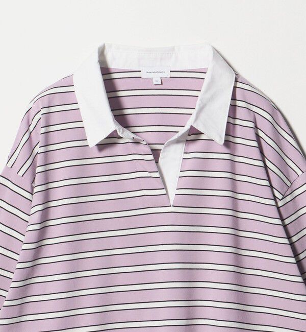 UNITED ARROWS green label relaxing「ラガーシャツ（ボーダー） / キッズ  120cm-160cm」|Tシャツ・カットソー|