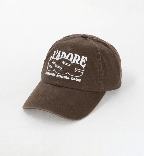 UNITED ARROWS green label relaxing「＜PICA PICA＞エンブロイダリー 刺しゅう キャップ」|キャップ・キャスケット|DK.BROWN