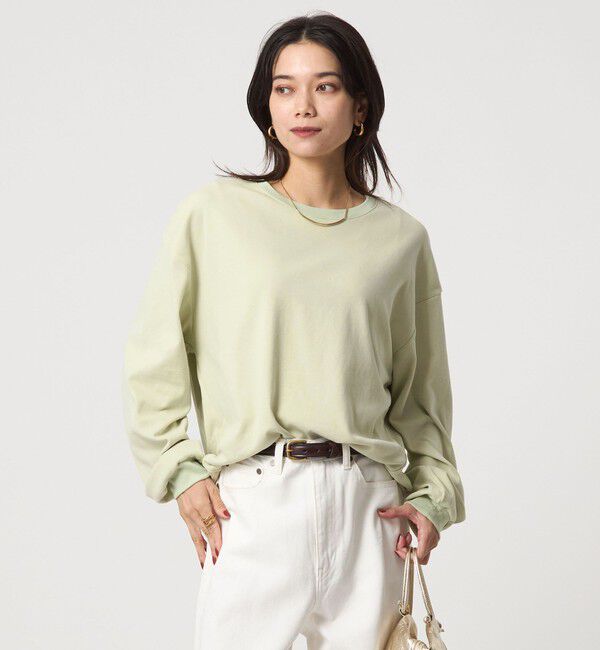 UNITED ARROWS green label relaxing「フィブリル タッチ ロングスリーブ トップス」|Tシャツ・カットソー|LIME