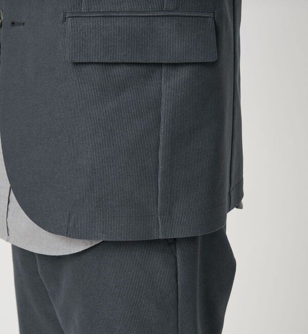 UNITED ARROWS green label relaxing「ピケ コーデュロイ ナロー ジャケット -ストレッチ-」|テーラードジャケット|