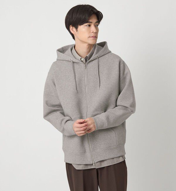 UNITED ARROWS green label relaxing「ダンボール ジップ パーカー フーディー」|パーカー|