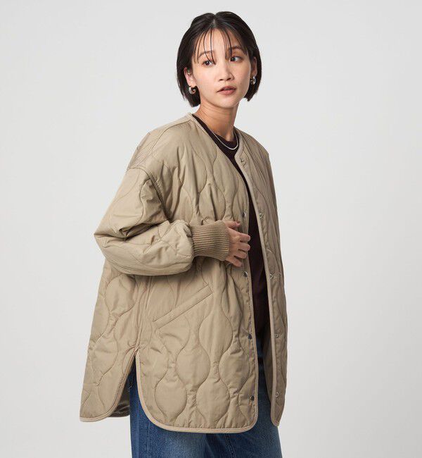 UNITED ARROWS green label relaxing「［size SHORTあり］リバーシブル キルティング ブルゾン ウォッシャブル 撥水」|ブルゾン・スタジャン|