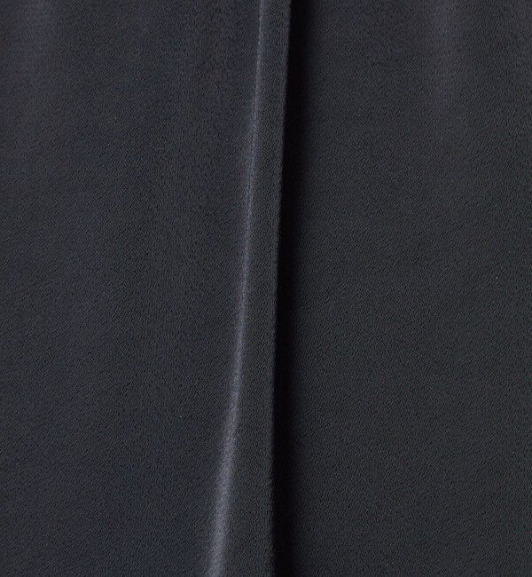 UNITED ARROWS green label relaxing「サテン スタンドネック ギャザー ブラウス」|シャツ・ブラウス|