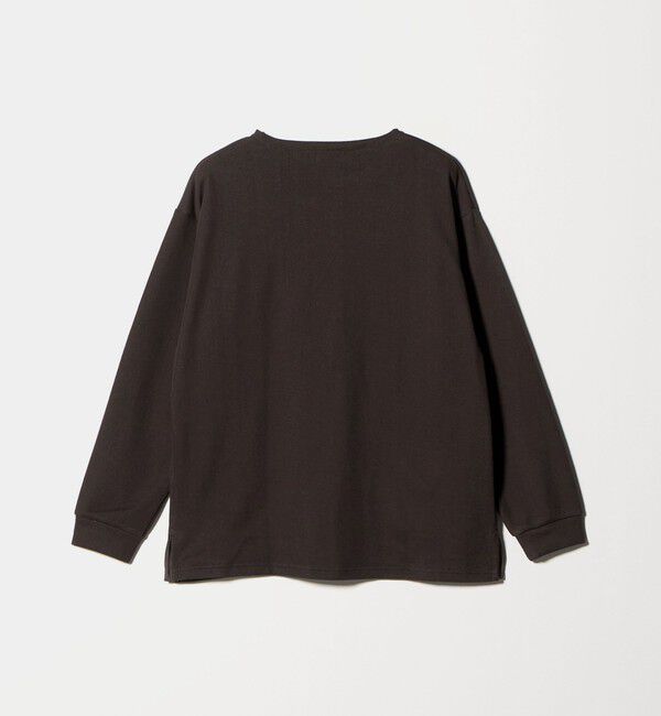 UNITED ARROWS green label relaxing「ハーフゲージ ダブルフェイス ノーカラー カットソー」|Tシャツ・カットソー|