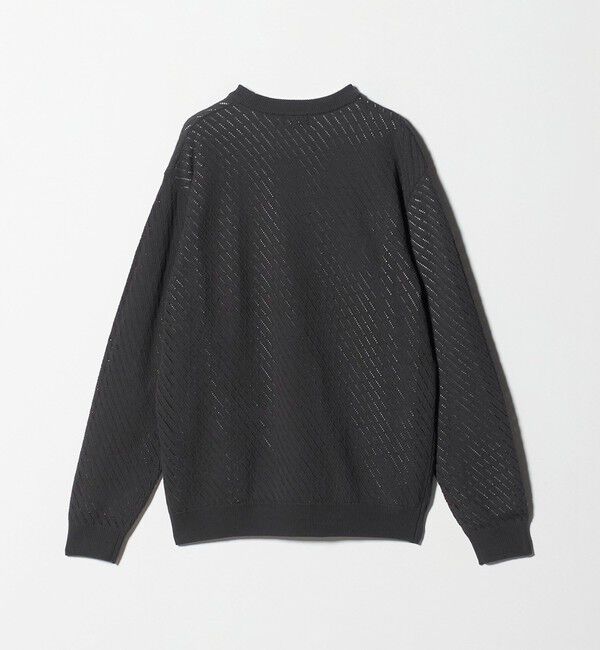 UNITED ARROWS green label relaxing「メッシュ レイヤード クルーネック ニット」|ニット・セーター|