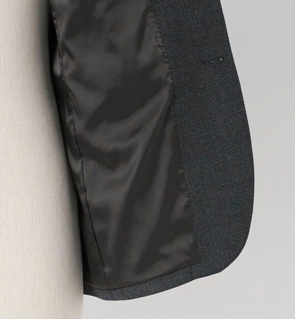 UNITED ARROWS green label relaxing「A+ TWPU バーズアイ 2B スリム ジャケット -ウォッシャブル・ストレッチ-」|テーラードジャケット|