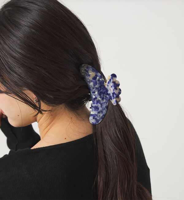 UNITED ARROWS green label relaxing「＜SUI AVA＞ヘアクリップ M」|ヘアバンド|COBALT