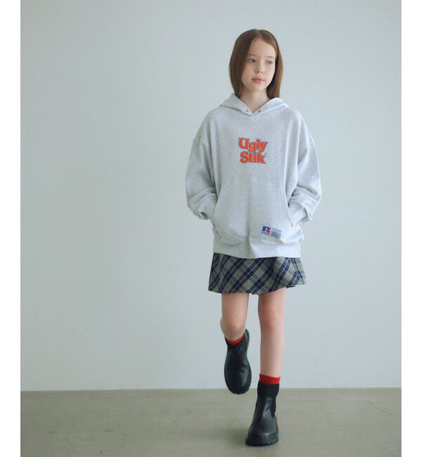 UNITED ARROWS green label relaxing「チェック ラップキュロット（ネイビー） / キッズ  100cm-160cm」|その他|