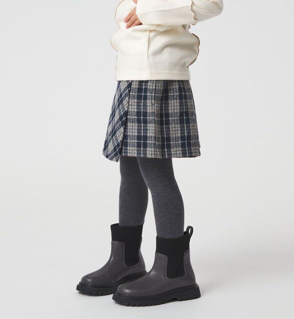 UNITED ARROWS green label relaxing「チェック ラップキュロット（ネイビー） / キッズ  100cm-160cm」|その他|