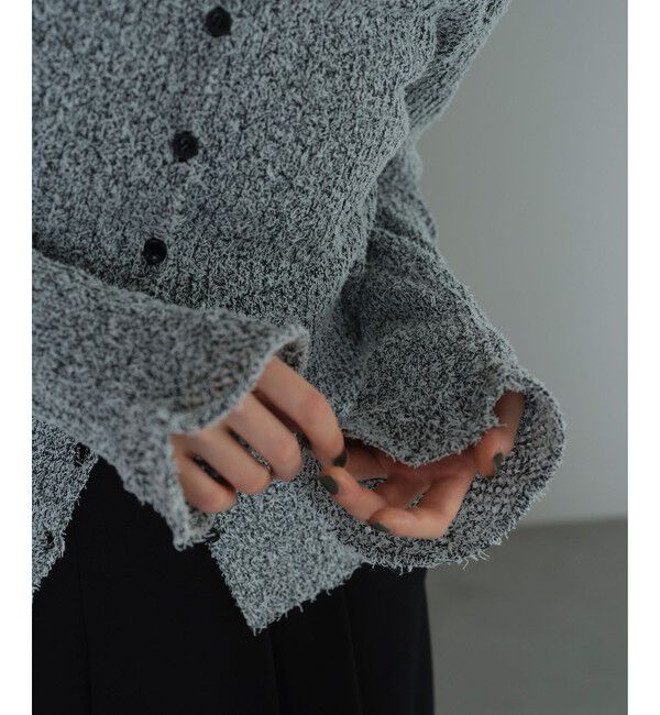 EMMEL REFINES「＜EMMEL REFINES＞EM メランジ 2WAY ニット トップス」|ニット・セーター|