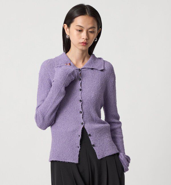 EMMEL REFINES「＜EMMEL REFINES＞EM メランジ 2WAY ニット トップス」|ニット・セーター|