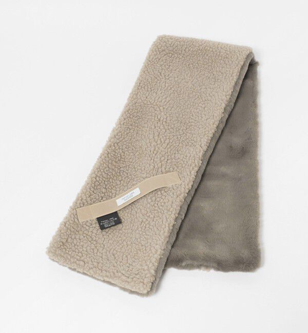 UNITED ARROWS green label relaxing「【別注】＜INFIELDER DESIGN＞ボア リバーシブルマフラー」|ストール|