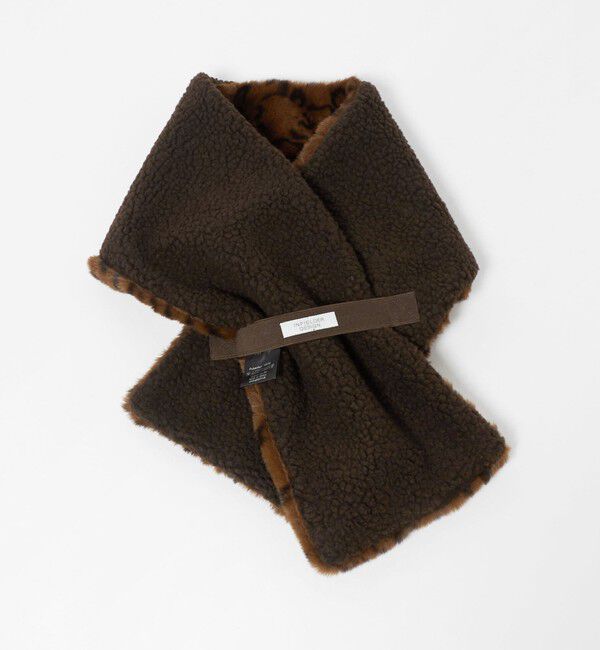 UNITED ARROWS green label relaxing「【別注】＜INFIELDER DESIGN＞ボア リバーシブルマフラー」|ストール|