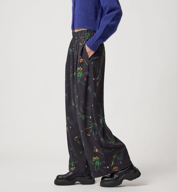 EMMEL REFINES「＜EMMEL REFINES＞EM フラワープリント イージーパンツ 2」|チノ|