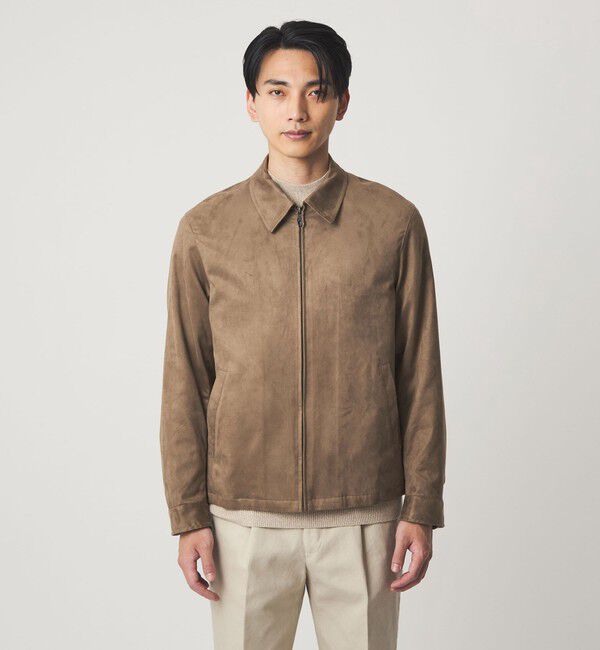 UNITED ARROWS green label relaxing「DC ポリエステル スエードライク ブルゾン」|ブルゾン・スタジャン|