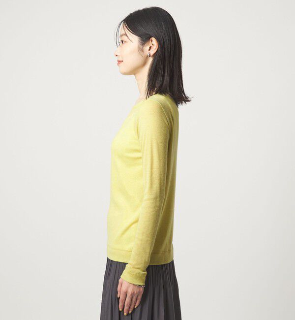UNITED ARROWS green label relaxing「ウール フライス クルーネック カットソー  ウォッシャブル」|Tシャツ・カットソー|