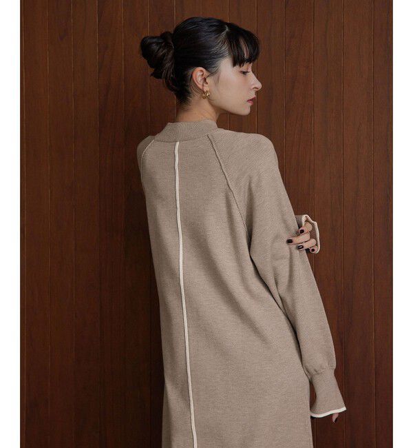 EMMEL REFINES「＜EMMEL REFINES＞EM ハイショク ニット ロング ワンピース」|ワンピース|