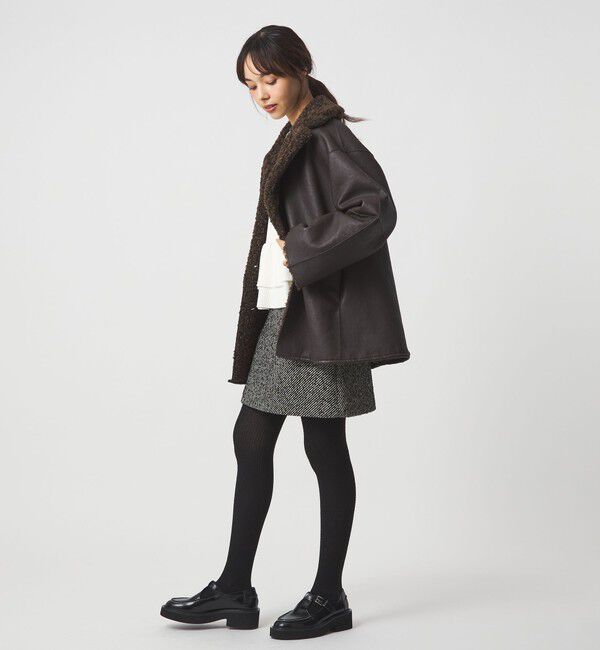 EMMEL REFINES「＜EMMEL REFINES＞EM リバーシブル フェイクムートン コート」|その他|