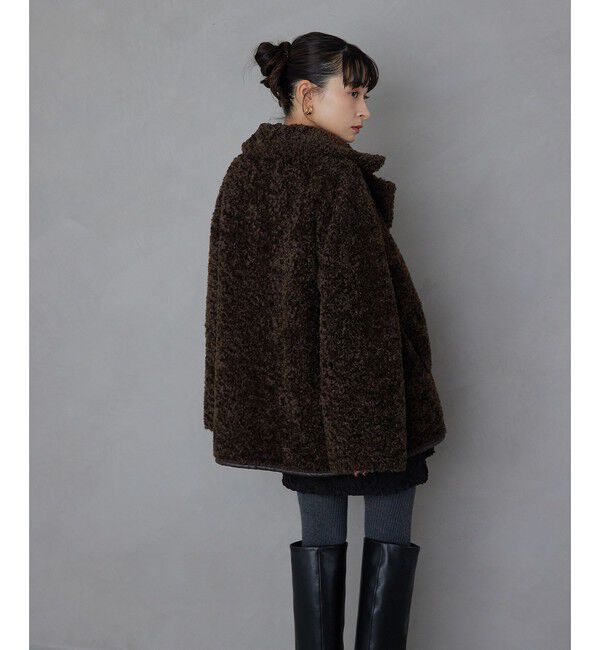 EMMEL REFINES「＜EMMEL REFINES＞EM リバーシブル フェイクムートン コート」|その他|