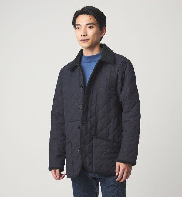 UNITED ARROWS green label relaxing「【別注】＜Traditional Weatherwear＞GLR バーズアイ ネイビー WAVERLY キルティングジャケット」|その他|