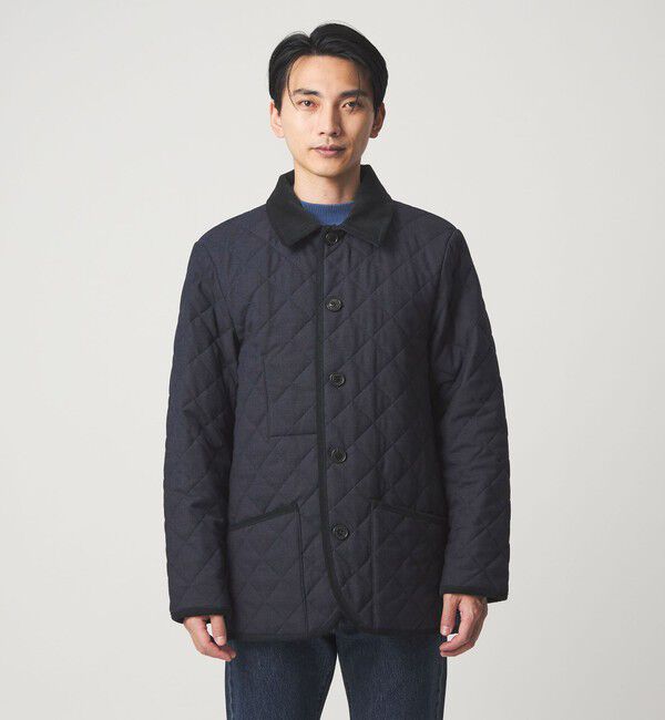 UNITED ARROWS green label relaxing「【別注】＜Traditional Weatherwear＞GLR バーズアイ ネイビー WAVERLY キルティングジャケット」|その他|