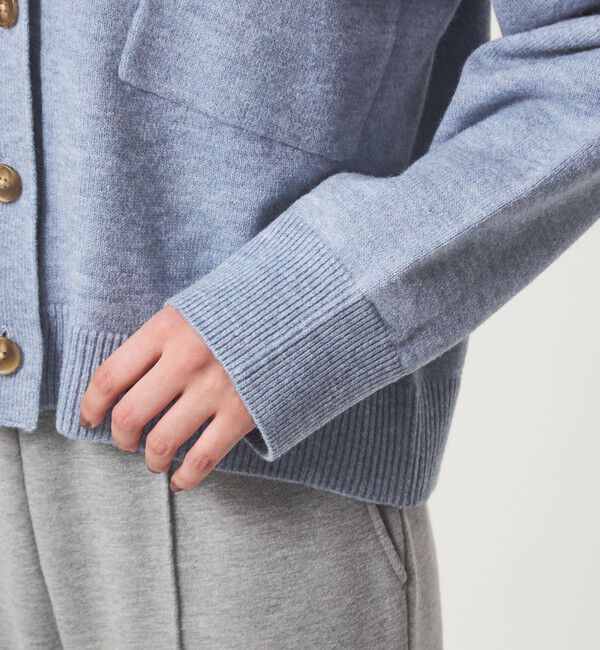 UNITED ARROWS green label relaxing「【WEB限定】＜at ease＞ダブルポケット ニット カーディガン」|カーディガン|