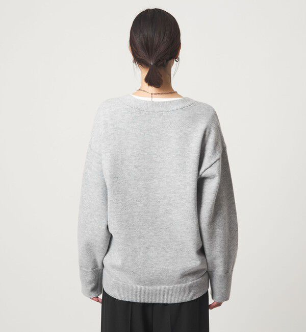 UNITED ARROWS green label relaxing「【WEB限定】＜at ease＞スキッパー プルオーバー ニット ウォッシャブル」|ニット・セーター|