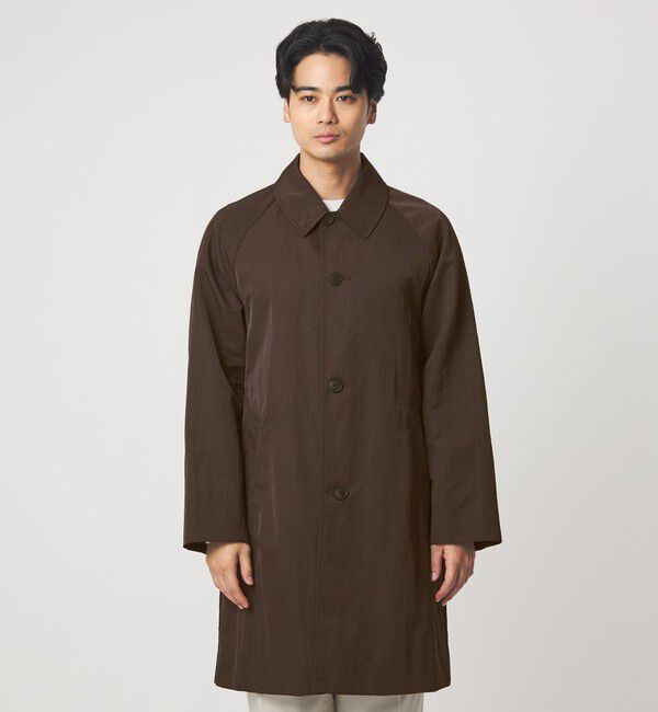 UNITED ARROWS green label relaxing「ナイロン ツイル ステンカラーコート -撥水-」|ステンカラーコート|