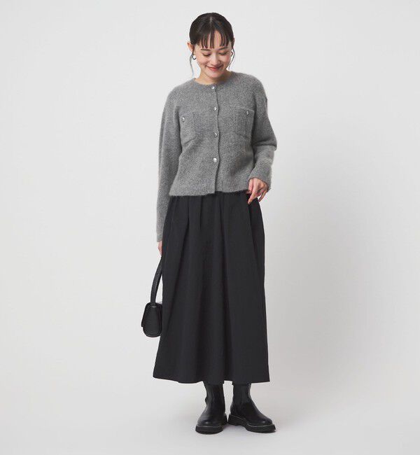 UNITED ARROWS green label relaxing「ヘアリー ニット ジャケットライク カーデイガン」|カーディガン|