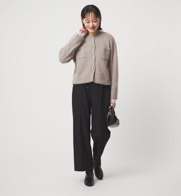 UNITED ARROWS green label relaxing「ヘアリー ニット ジャケットライク カーデイガン」|カーディガン|