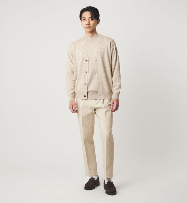 UNITED ARROWS green label relaxing「DC コットン 1プリーツ ストレート ドレスチノ パンツ」|スラックス|