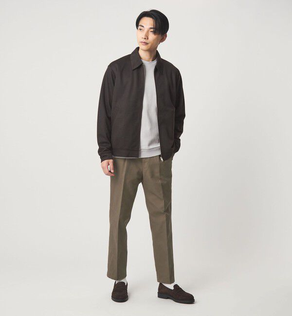 UNITED ARROWS green label relaxing「DC コットン 1プリーツ ストレート ドレスチノ パンツ」|スラックス|