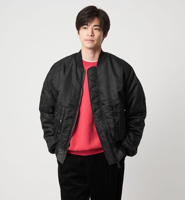 UNITED ARROWS green label relaxing「【別注】＜ALPHA INDUSTRIES＞リバーシブル MA-1 フライトジャケット ブルゾン」|ミリタリージャケット|