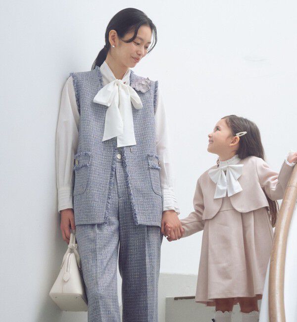 UNITED ARROWS green label relaxing「［size SHORTあり］ライト ツイードライク ジレ」|ベスト・ジレ|COBALT