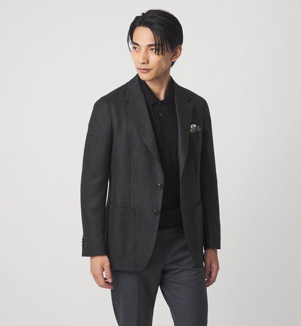 UNITED ARROWS green label relaxing「GLR CLOTH ミルドカルゼ 2B RG ジャケット」|テーラードジャケット|