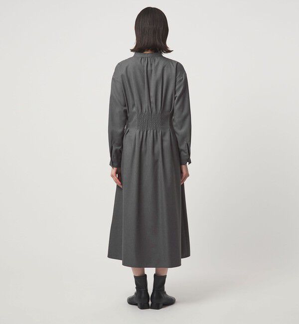 UNITED ARROWS green label relaxing「ウールライク バンドカラータック ワンピース」|ワンピース|