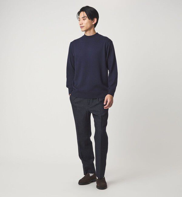 UNITED ARROWS green label relaxing「シルク ミックス モックネック ニット」|ニット・セーター|