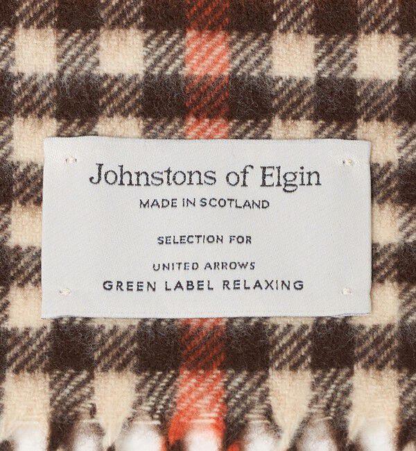 UNITED ARROWS green label relaxing「【別注】＜Johnstons of Elgin＞GLR ウールカシミヤ マフラー」|マフラー|