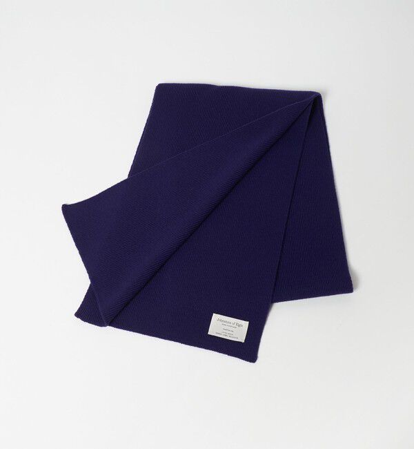 UNITED ARROWS green label relaxing「【別注】＜Johnstons of Elgin＞GLR ウールカシミヤ リブ マフラー」|マフラー|