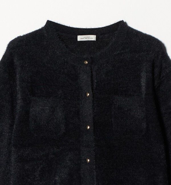 UNITED ARROWS green label relaxing「フラッフ フェザーヤーン ゴールドカラーボタン ニット カーディガン」|カーディガン|