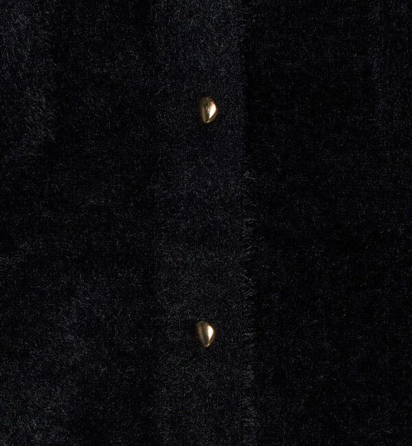 UNITED ARROWS green label relaxing「フラッフ フェザーヤーン ゴールドカラーボタン ニット カーディガン」|カーディガン|