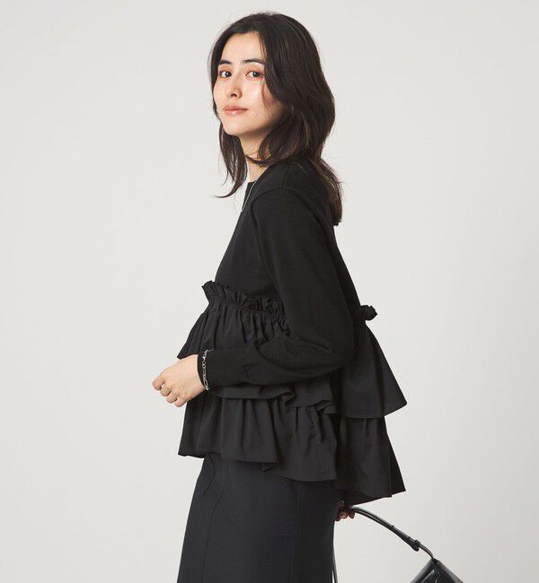 UNITED ARROWS green label relaxing「ティアード ドッキング プルオーバー ニット 2」|ニット・セーター|