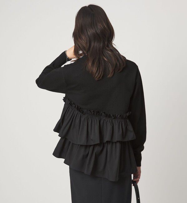 UNITED ARROWS green label relaxing「ティアード ドッキング プルオーバー ニット 2」|ニット・セーター|