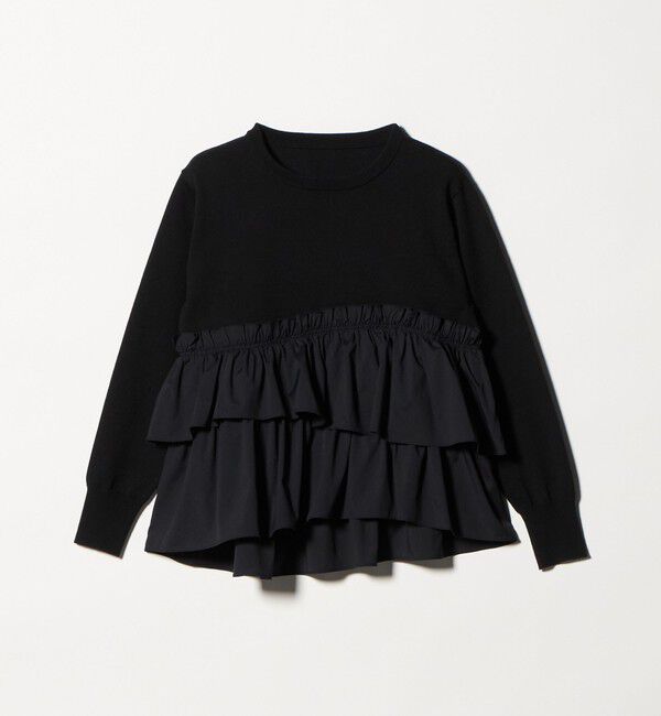 UNITED ARROWS green label relaxing「ティアード ドッキング プルオーバー ニット 2」|ニット・セーター|