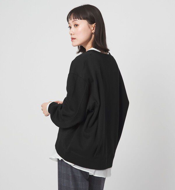 UNITED ARROWS green label relaxing「【WEB限定】＜at ease＞ダブルフェイス 裏起毛 プルオーバー カットソー」|Tシャツ・カットソー|