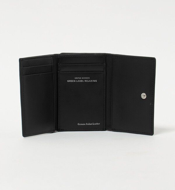 UNITED ARROWS green label relaxing「GLR イタリアンレザー 3つ折り ミニウォレット 財布」|財布|