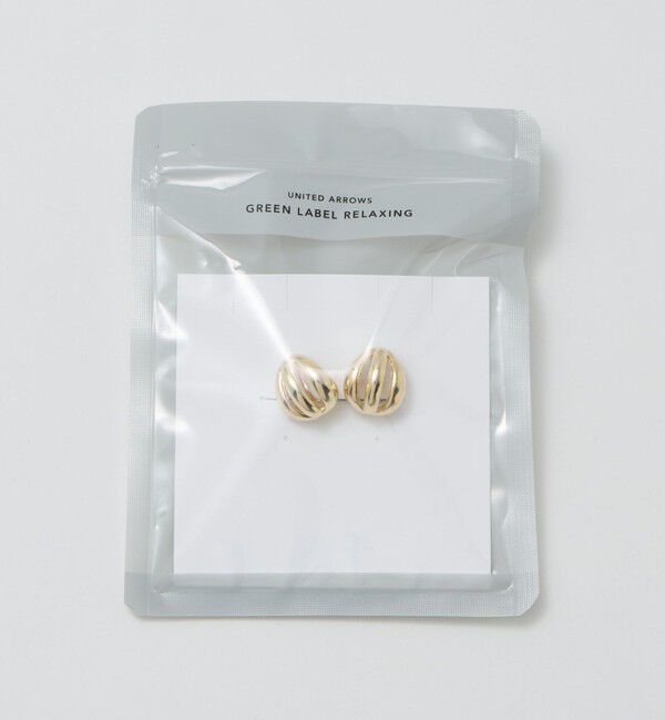 UNITED ARROWS green label relaxing「3ライン ハーフボール イヤリング」|イヤリング|