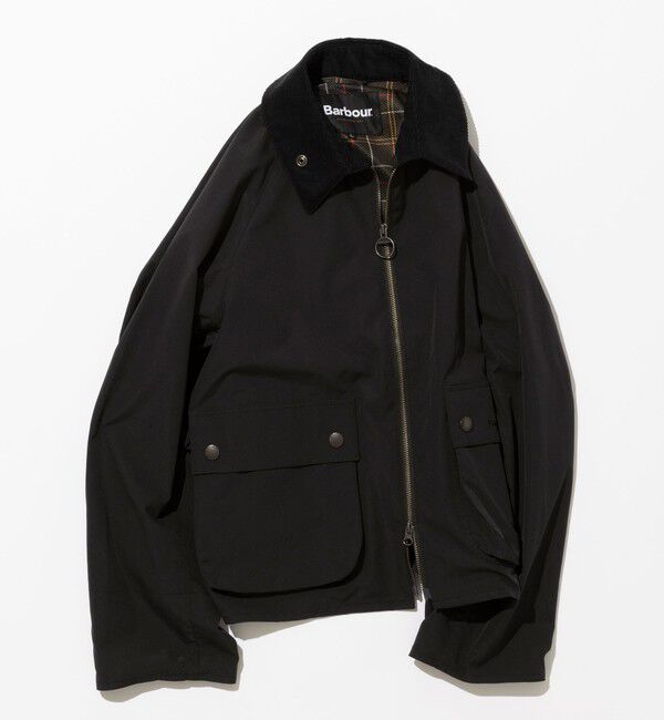 UNITED ARROWS green label relaxing「【別注】＜Barbour＞スペイ カスタム ジャケット」|ブルゾン・スタジャン|BLACK