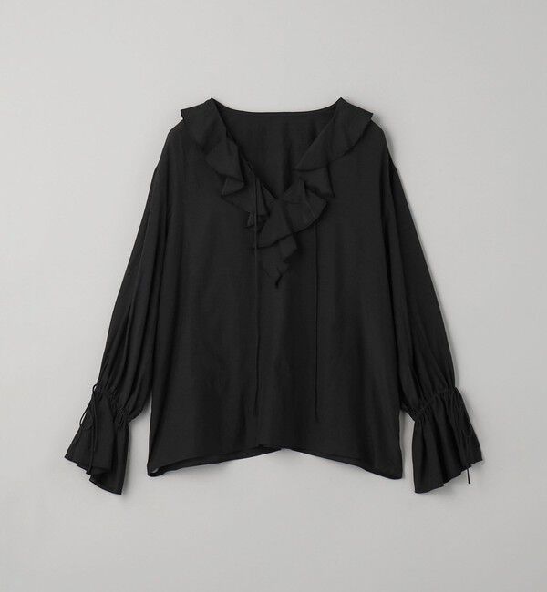 BEAUTY&YOUTH UNITED ARROWS「レーヨンコットンローン ラッフルシャツ」|シャツ・ブラウス|